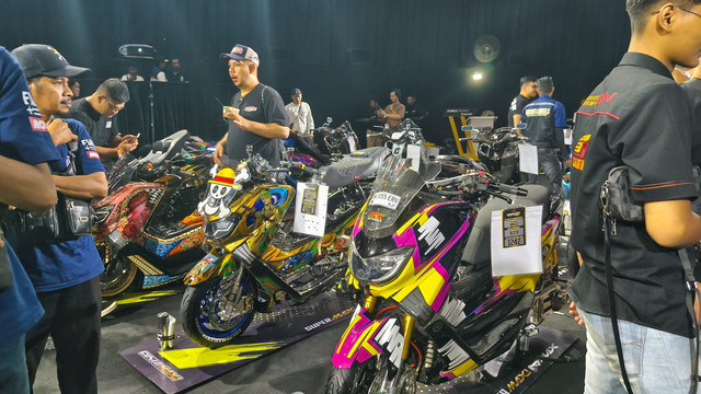 Aktivitas Yamaha Rev Festival di Senayan Park selama 20-21 Desember 2025. Foto: Sena Pratama/kumparan