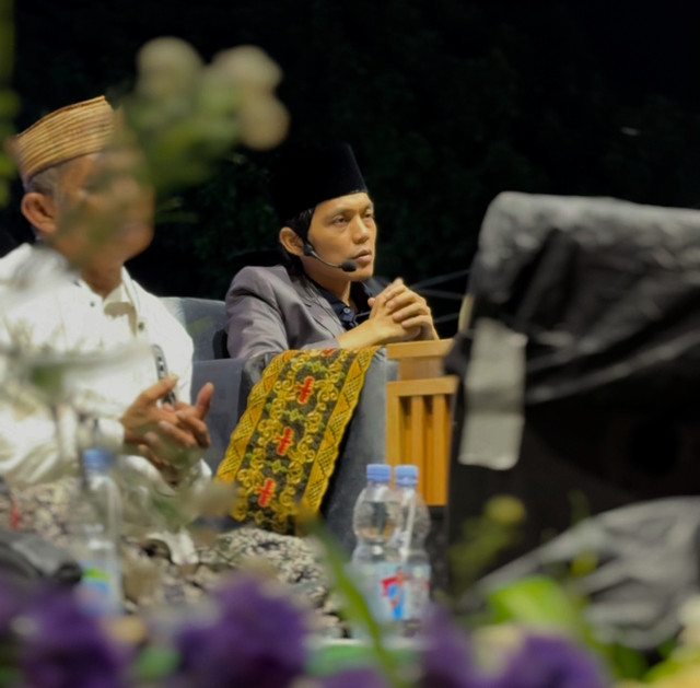 Gus Iqdam saat Pengajian Akbar di Lampung Timur. | Foto: Istimewa