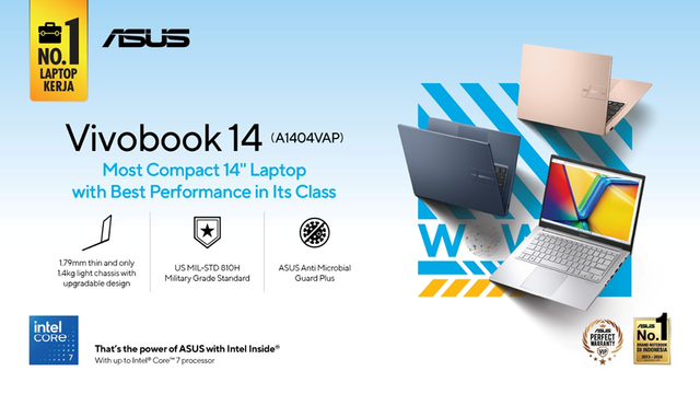 ASUS Vivobook 14 (A1404VAP). Foto: ASUS