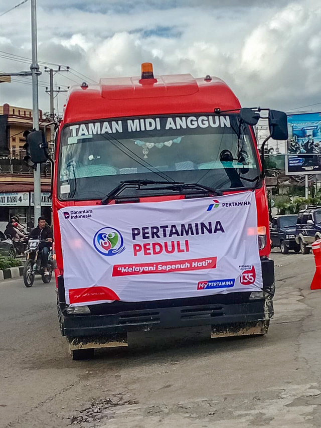 Suplai BBM sudah tembus Takengon, Senin (22/12). Foto: Dok. Bakom RI