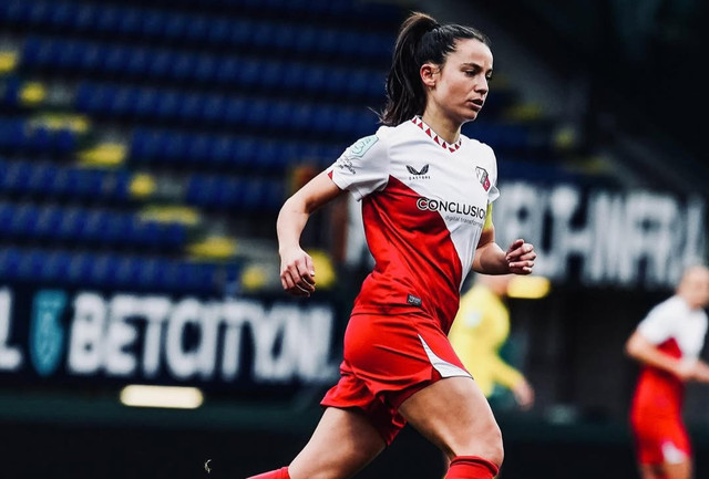 Marthe Munsterman, kapten FC Utrecht Vrouwen. Foto: Instagram @marthemunsterman