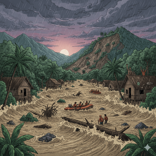 Ilustrasi hasil olah kecerdasan buatan