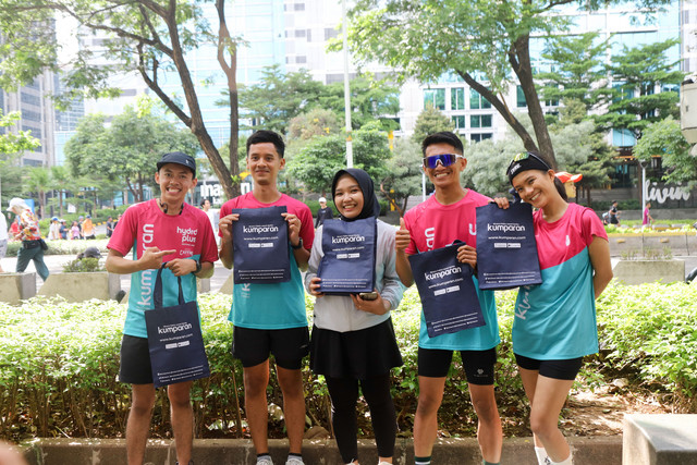 Keseruan Fun Run pada Minggu (21/12). Foto: kumparan