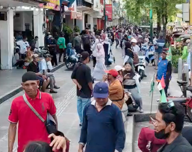 Suasana Malioboro, Senin (22/12/2025). Dok: Panji Purnandaru/kumparan