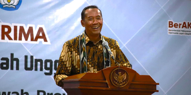 Wakil Menteri Pendidikan Tinggi, Sains, dan Teknologi Republik Indonesia, Fauzan. Foto: M. Zain/Hi!Pontianak