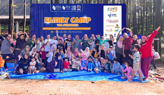 TDA Surabaya Perkuat Keharmonisan Keluarga Lewat Family Camp di Trawas