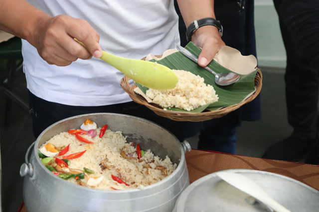Ilustrasi nasi liwet. Foto: Unsplash