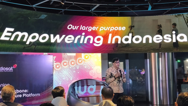 President Director and CEO Indosat Ooredoo Hutchison, Vikram Sinha, di kantor pusat Jakarta, Selasa (23/12/2025). Foto: Thomas Bosco/kumparan