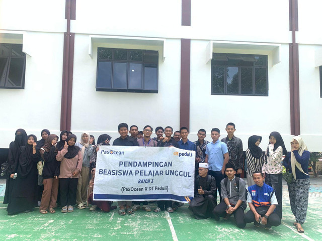 DT Peduli dan PaxOcean Dukung Penuh dan Rutin Mendampingi Pernerima Beasiwa Unggul SMK Darussalam menuju mandiri (Sumber : DT Peduli)