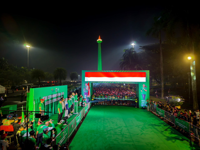 MILO ACTIV Indonesia Race 2025 Jakarta International 10K Kembali ke Monas, 25.000 Pelari Hijaukan Jakarta. Foto: Dok. Nestle Indonesia