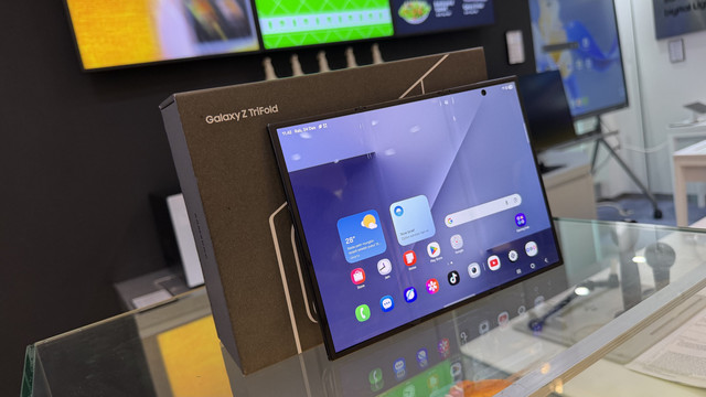 Samsung Galaxy Z TriFold. Foto: Muhammad Fikrie/kumparan