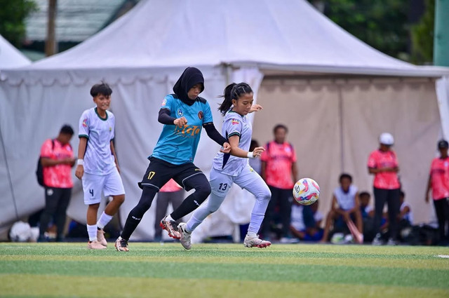 Zilfa Aninda Zevanya saat membela Persib Putri. Foto: Dok. Zilfa Anidna