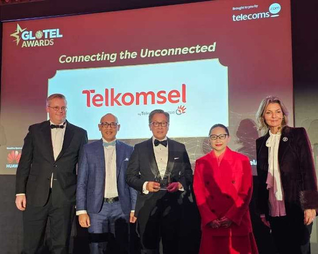 Telkomsel sabet tiga penghargaan Global Telecoms (Glotel) Awards 2025. Foto: Dok. Telkomsel
