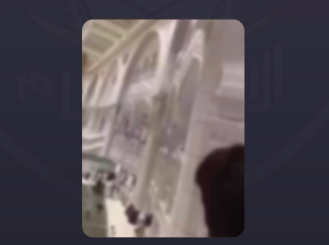 Percobaan bunuh diri di Masjidil Haram, Kamis (25/12/2025). Foto: X/@security_gov