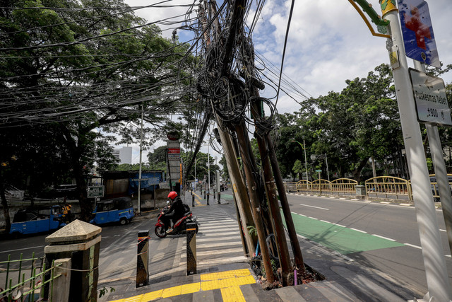 Wujud jalur pedestrian di Jalan Raya Prof Dr Soepomo, Jakarta Selatan, Tebet, Jakarta, Jumat (26/12/2025). Foto: Jamal Ramadhan/kumparan