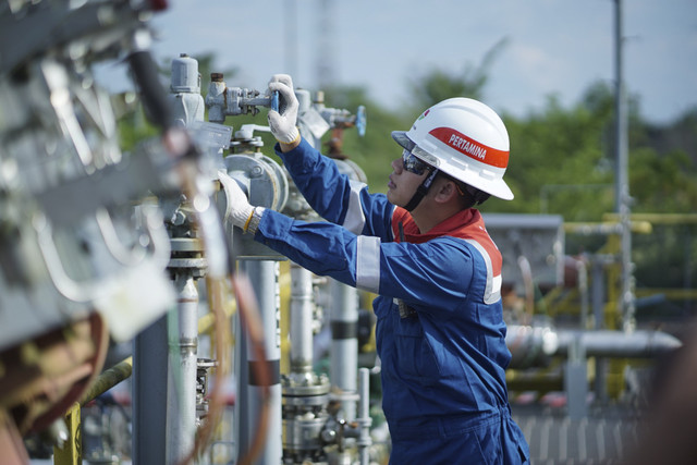 Ilustrasi Petugas Pertamina EP zona 4. Foto: Dok. PEP 4