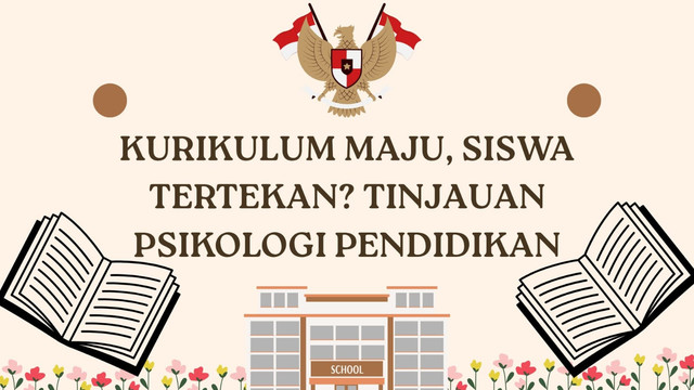 ilustrasi gambar tentang Kurikulum Maju, Siswa Tertekan? Tinjauan Psikologi Pendidikan sumber dokumen : canva