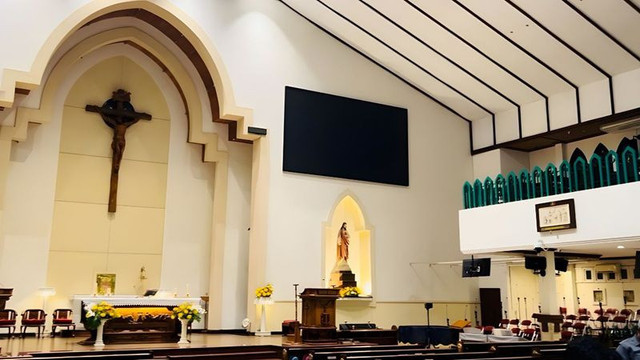 Gereja Santa Maria Tak Bercela, Surabaya (2024). Foto: Dokumen Pribadi.