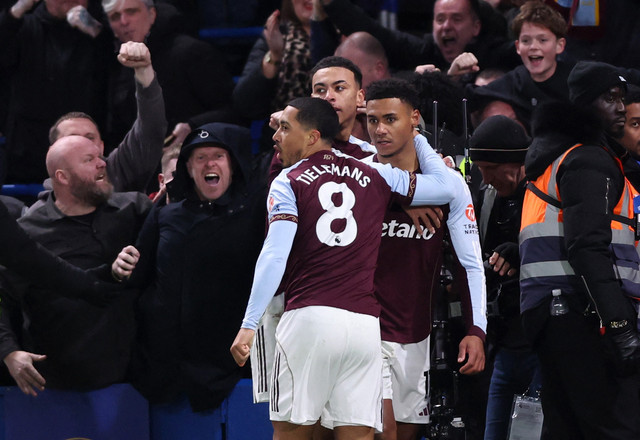 Chelsea vs Aston Villa di Liga Inggris. Dok: REUTERS/David Klein
