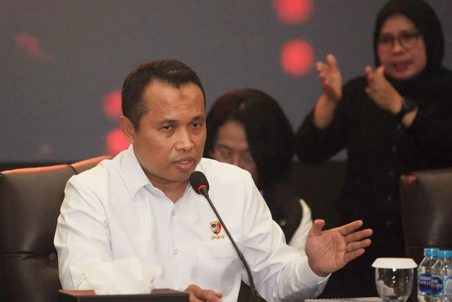 Kabareskrim Polri Komjen Pol Syahardiantono di Bareskrim Polri, Jakarta, Rabu (24/9/2025). Foto: Reno Esnir/ANTARA FOTO