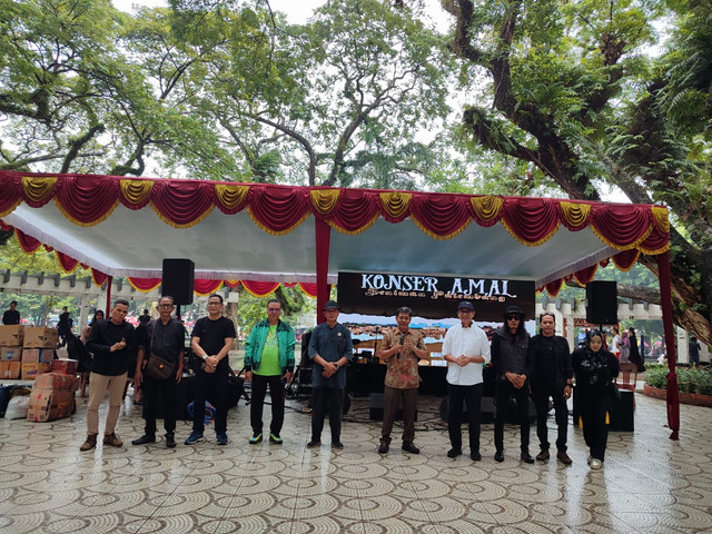 Hari penutupan Konser Amal di Kambang Iwak Palembang/ist. 