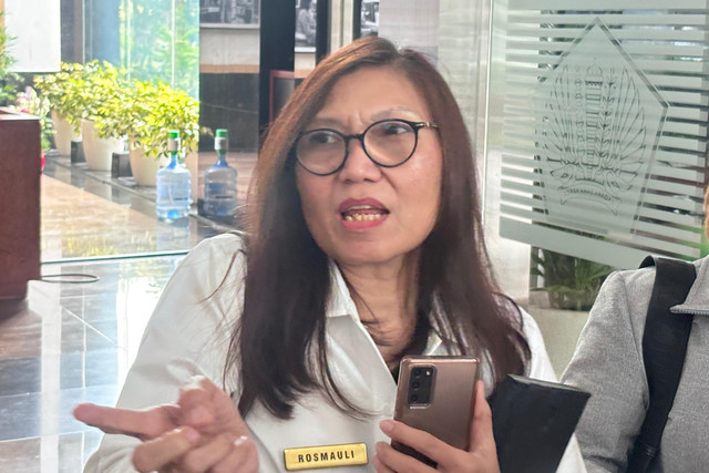 Direktur Penyuluhan, Pelayanan, dan Hubungan Masyarakat DJP, Rosmauli, di Kantor Kementerian Keuangan, Senin (29/12/2025). Foto: Ave Airiza Gunanto/kumparan