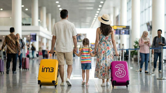 Ilustrasi liburan bersama Indosat. (foto: istimewa)