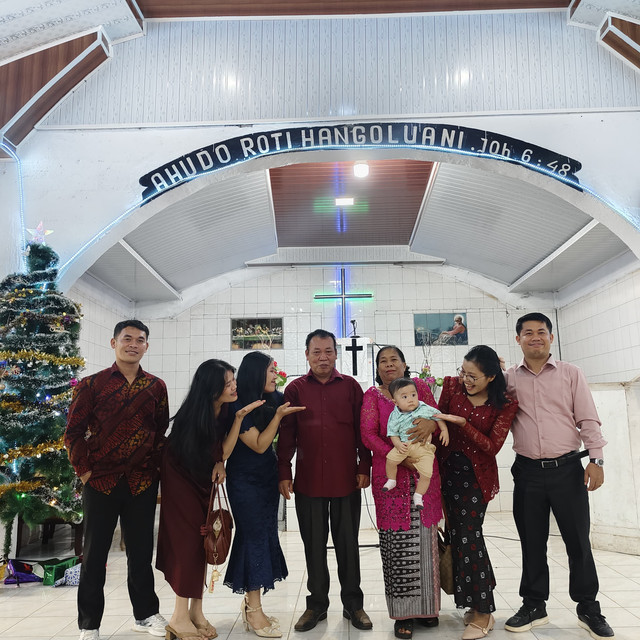 Foto keluarga Sebelum mengawali tahun (Dokumen Pribadi) 