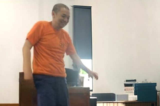 Terdakwa kasus TPPU, David Wagono. (Ist)