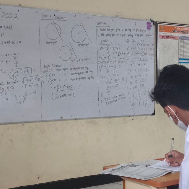 Suasana belajar di sekolah kedua. Foto: Dokumentasi Pribadi