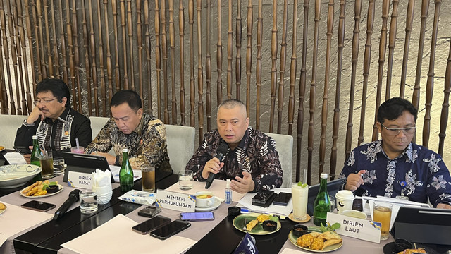 Menteri Perhubungan (Menhub) Dudy Purwagandhi saat Media Briefing, Rabu (31/12/2025). Foto: Fariza Rizky Ananda/kumparan