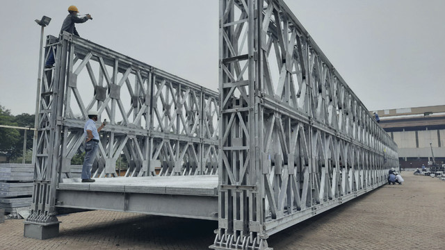 ISSC siap bangun 100 jembatan bailey. Foto: Dok. ISSC