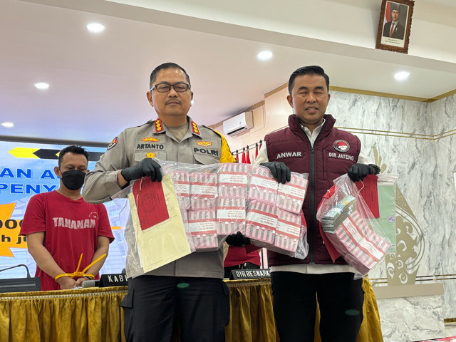 Bandar narkoba bernama EN alias Leo warga Kelurahan Pudakpayung, Kecamatan Banyumanik, Kota Semarang. Foto: Intan Alliva Khansa/kumparan