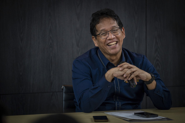 Menteri Keuangan Purbaya Yudhi Sadewa menjawab pertanyaan wartawan saat media briefing di Kantor Kementerian Keuangan, Jakarta, Rabu (31/12/2025). Foto: Bayu Pratama S/ANTARA FOTO