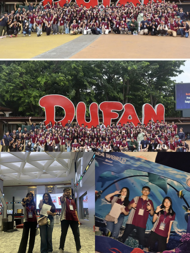 Kunjungan edukatif SMA Trinitas Bandung di Jakarta. Belajar sambil berwisata di Bursa Efek Indonesia dan kawasan Ancol. (Foto: Johannes Alexander Putra, S.Pd., Nicholas Malvin Cassavano, Jessica Marvella Wardieka).