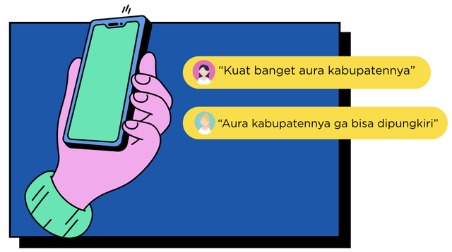 Ilustrasi komentar warganet di media sosial. Sumber: Dokumentasi pribadi