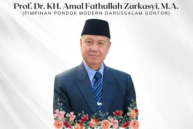 Pimpinan Pondok Modern Darussalam Gontor, Dr. K.H. Amal Fathullah Zarkasyi, M.A. Foto: Instagram/@khofifah.ip