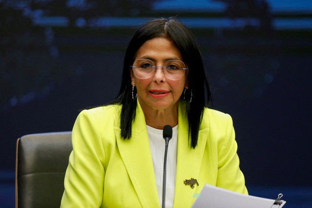 Presiden interim Venezuela, Delcy Rodriguez. Foto: Leonardo Fernandez Viloria/REUTERS