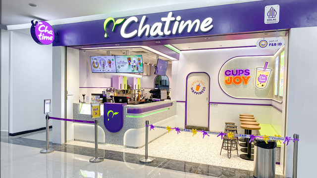 Gerai Chatime Paragon Square Mall Sorong. Foto: dok.F&B ID