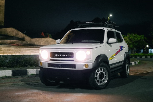 Hasil modifikasi Min Jimny dari bahan Suzuki S-Presso. Foto: Wijaya Motor Bali