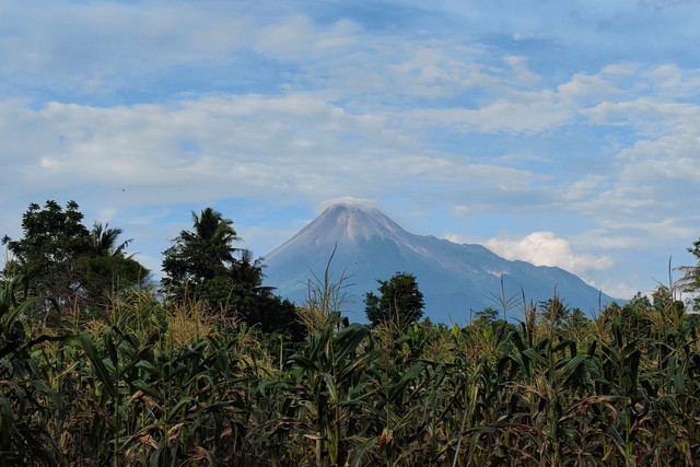Kondisi Gunung Merapi, Senin (5/1/2026). Foto: Arfiansyah Panji Purnandaru/kumparan