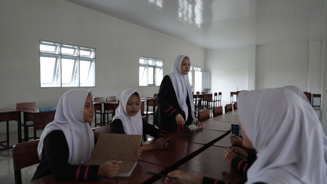 Revitalisasi SMK Negeri 7 Medan, kini dilengkapi dengan laboratorium Foto: Dok. Bakom RI