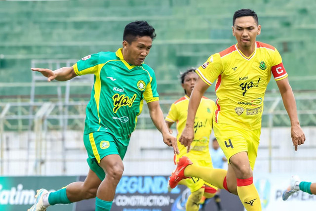 Pertandingan Liga 4 antara Perseta 1970 vs Putra Jaya. Foto: Instagram/ @perseta1970