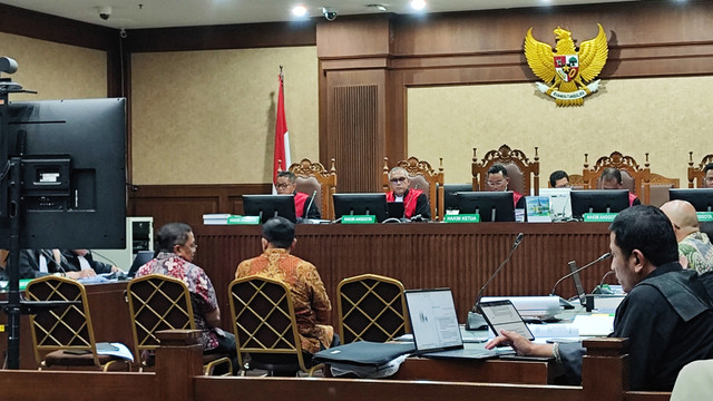 Sidang lanjutan kasus dugaan korupsi pengadaan laptop Chromebook pada Kemendikbudristek di Pengadilan Tipikor Jakarta, Selasa (6/1). Foto: Jonathan Devin/kumparan