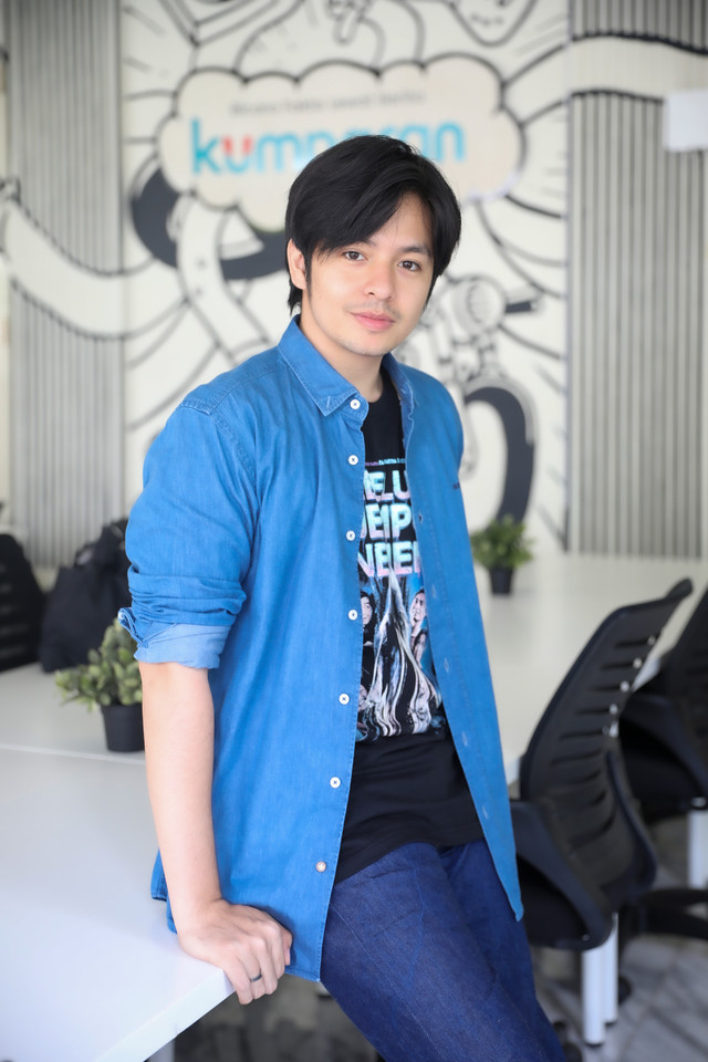 Aktor Indonesi, Angga Yunanda, berkunjung ke kumparan, Jakarta, Selasa (6/1). Foto: Aditia Noviansyah/kumparan