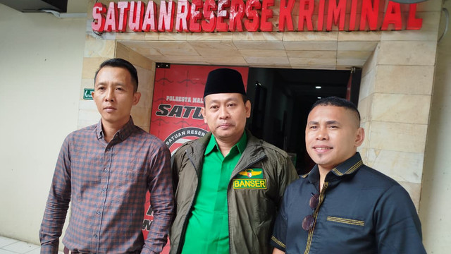 Tim penasehat hukum Sahara di Polresta Malang Kota. Foto: Dok. Istimewa