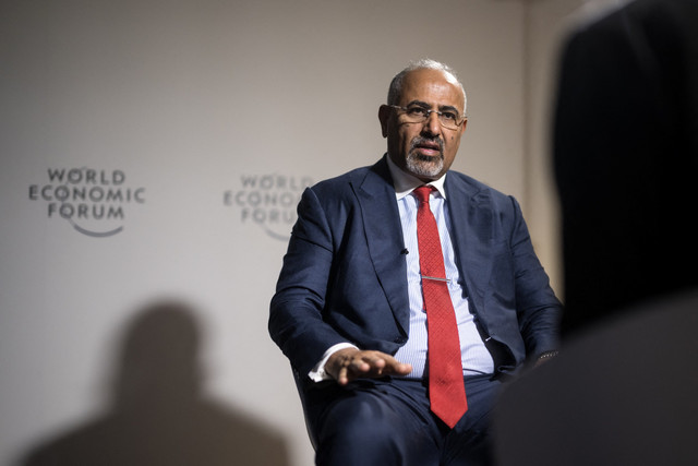 pemimpin separatis Yaman selatan (STC), Aidarous al-Zubaidi. Foto: Fabrice COFFRINI / AFP