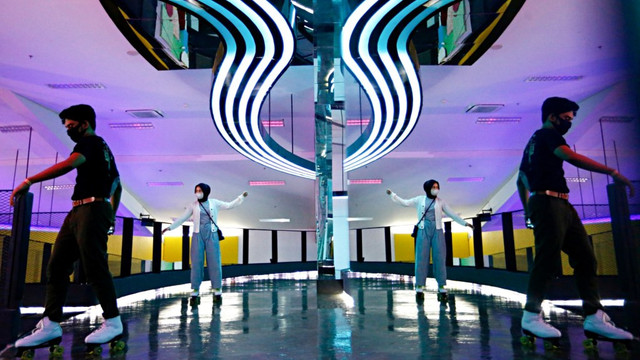 Moja Studio GBK, Foto: Ajeng Dinar Ulfiana/REUTERS/kumparanNEWS