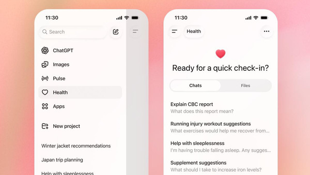 OpenAI meluncurkan fitur baru ChatGPT Health. Foto: OpenAI