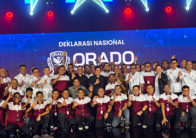Deklarasi dan Rapat Kerja Nasional ORADO di Hotel Mulia, Senayan, Jakarta, Rau (7/1) Foto: Azrumi El Ghazali/kumparan